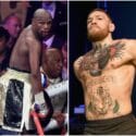 Conor McGregor and Floyd Mayweather fight in Las Vegas